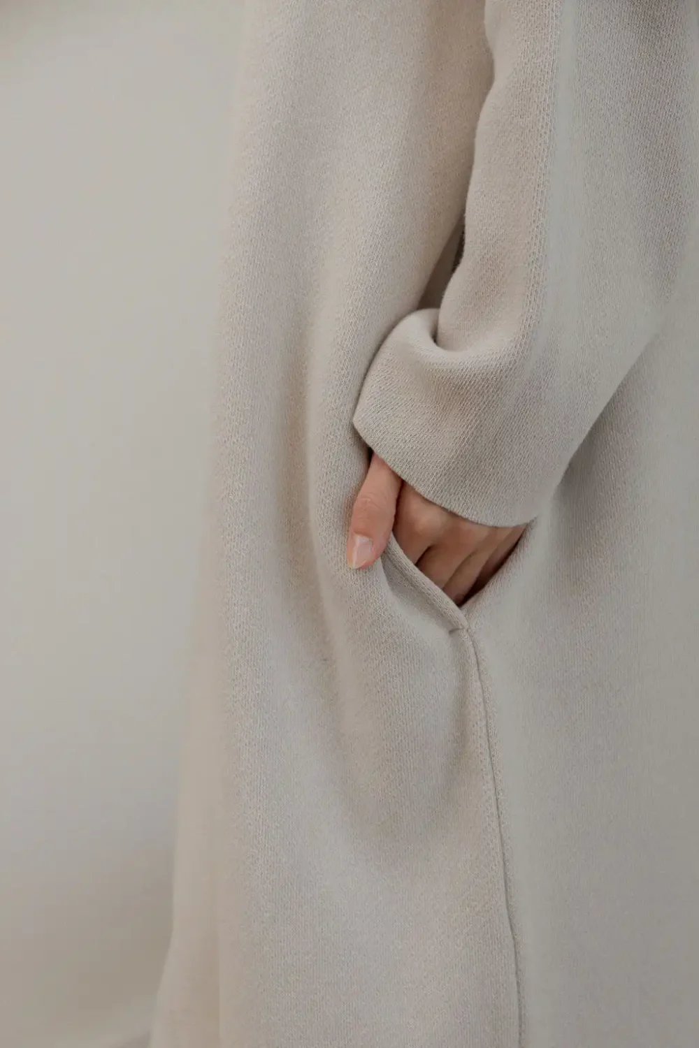 KARDIGAN KNITTED GREY - Slika 6
