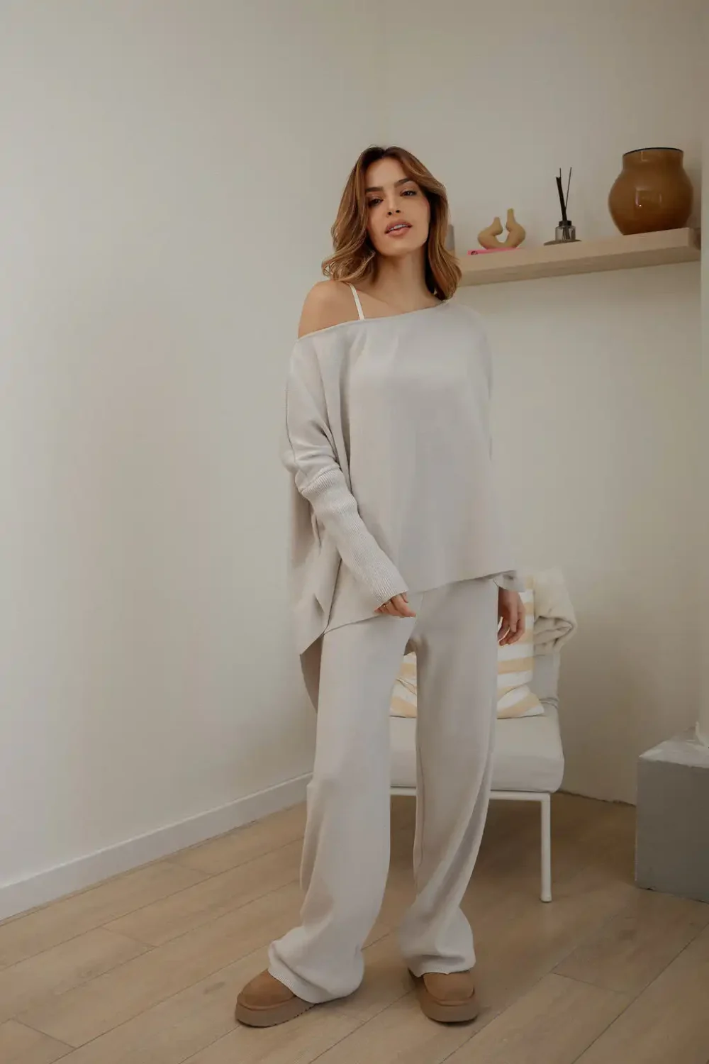 DŽEMPER KNITTED GREY - Slika 6
