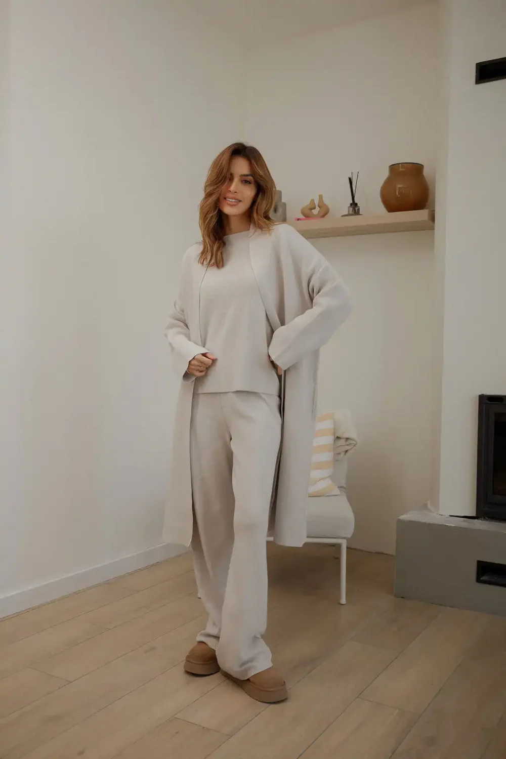 KARDIGAN KNITTED GREY - Slika 3