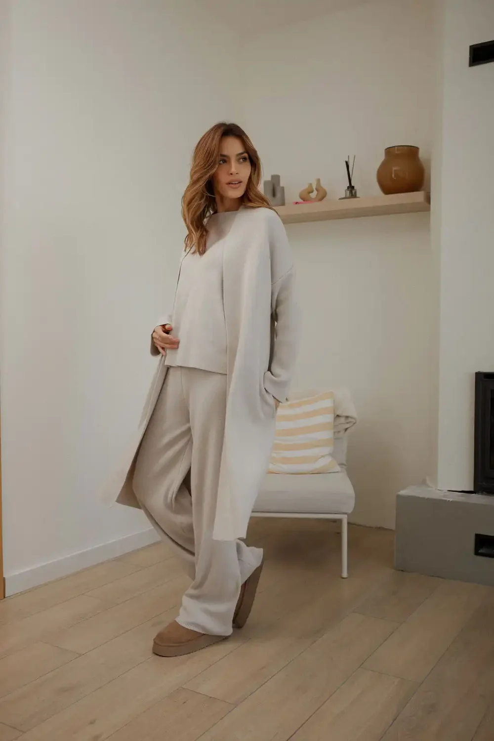 KARDIGAN KNITTED GREY - Slika 2