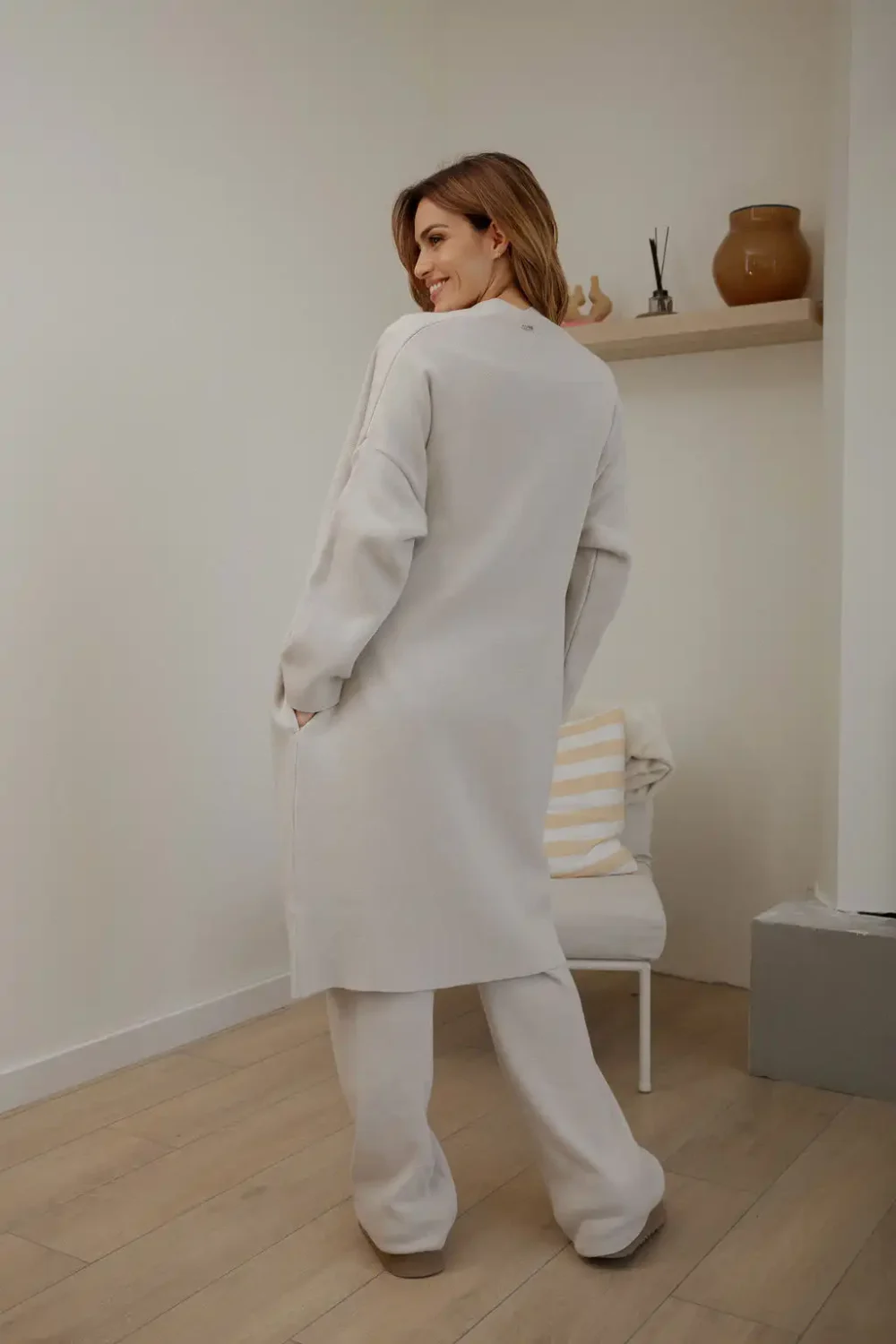 KARDIGAN KNITTED GREY - Slika 5