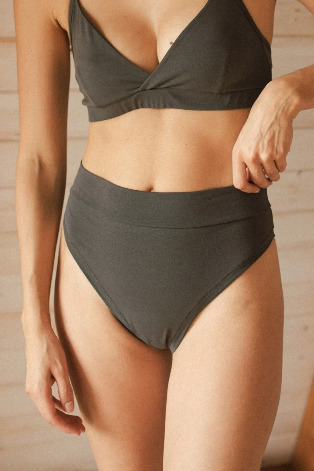 GAĆICE COZY ORGANIC DARK GRAY
