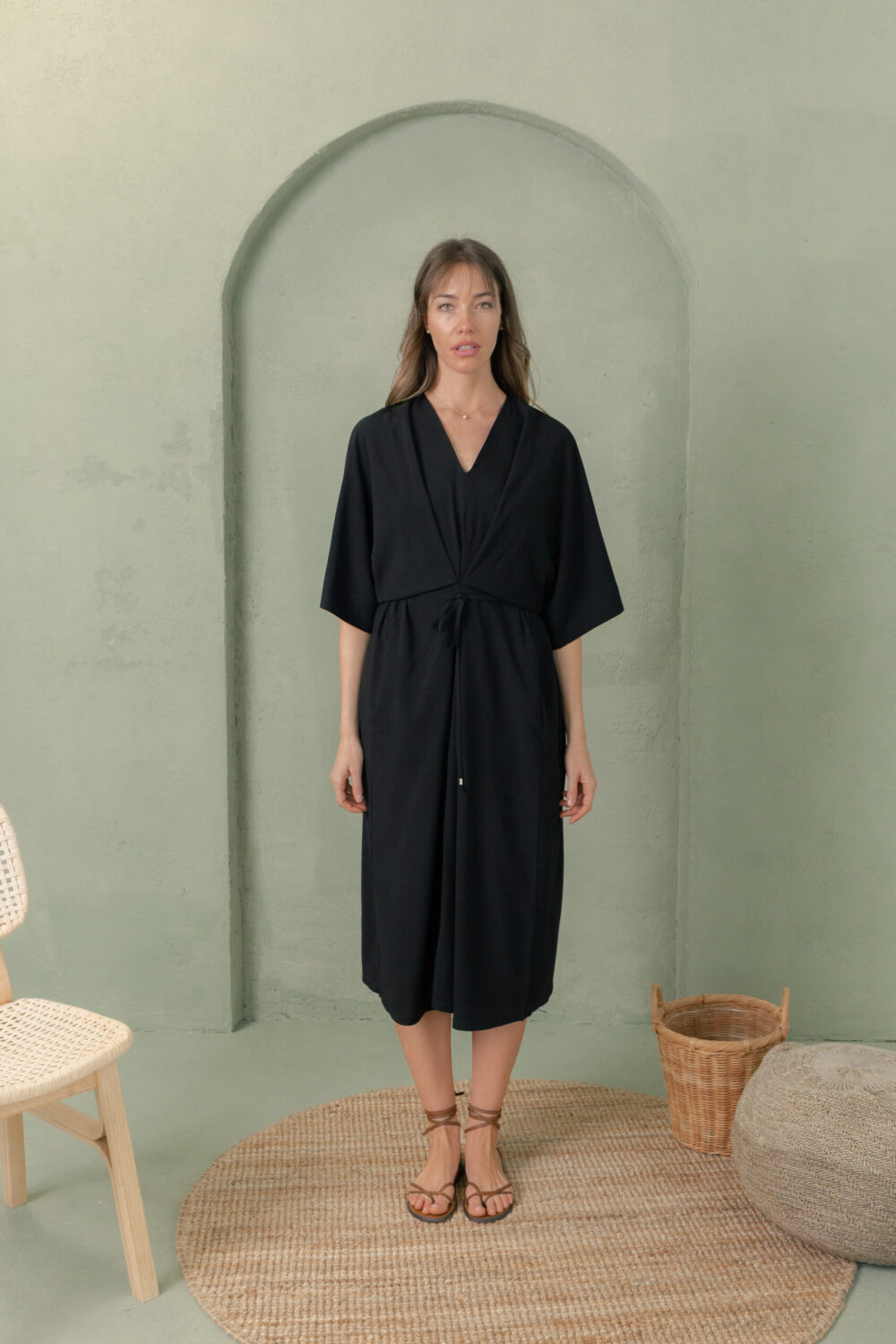 HALJINA KIMONO BLACK - Slika 5
