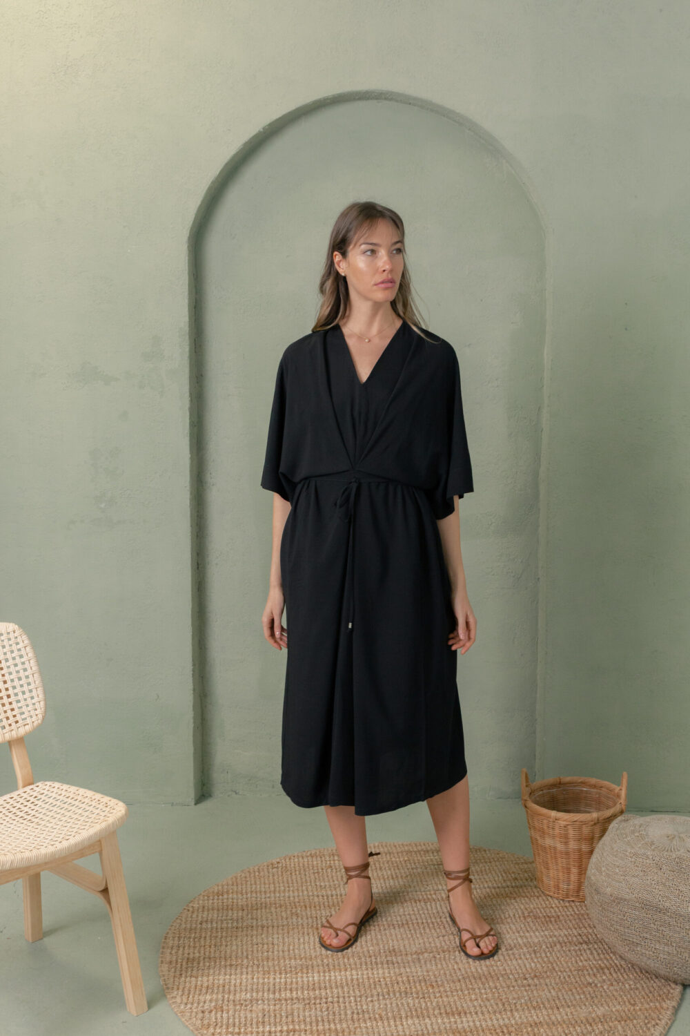 HALJINA KIMONO BLACK - Slika 3