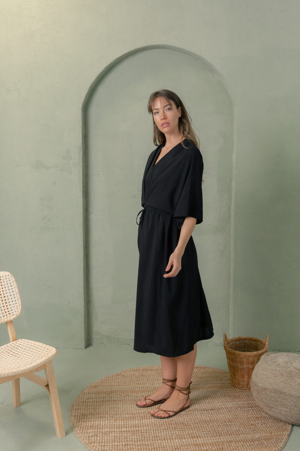 HALJINA KIMONO BLACK - Slika 2