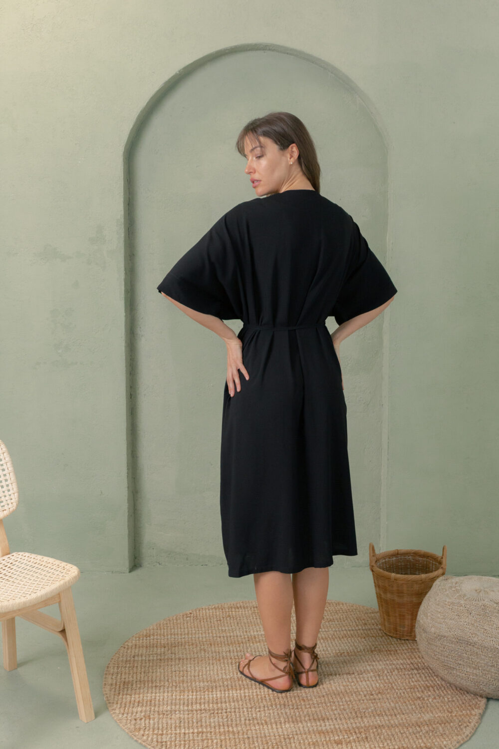 HALJINA KIMONO BLACK - Slika 4