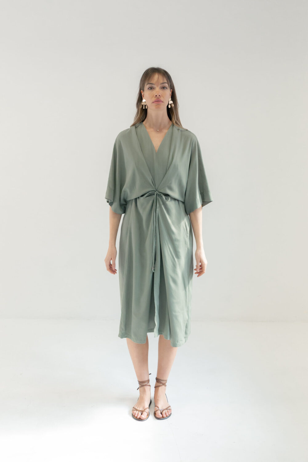 HALJINA KIMONO OLIVE - Slika 5