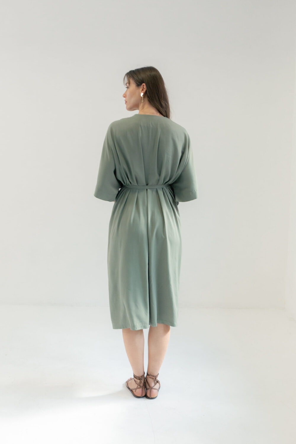 HALJINA KIMONO OLIVE - Slika 4