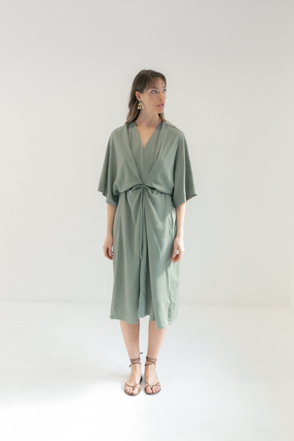 HALJINA KIMONO OLIVE - Slika 3
