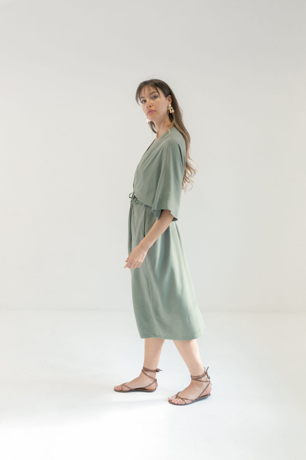 HALJINA KIMONO OLIVE - Slika 6
