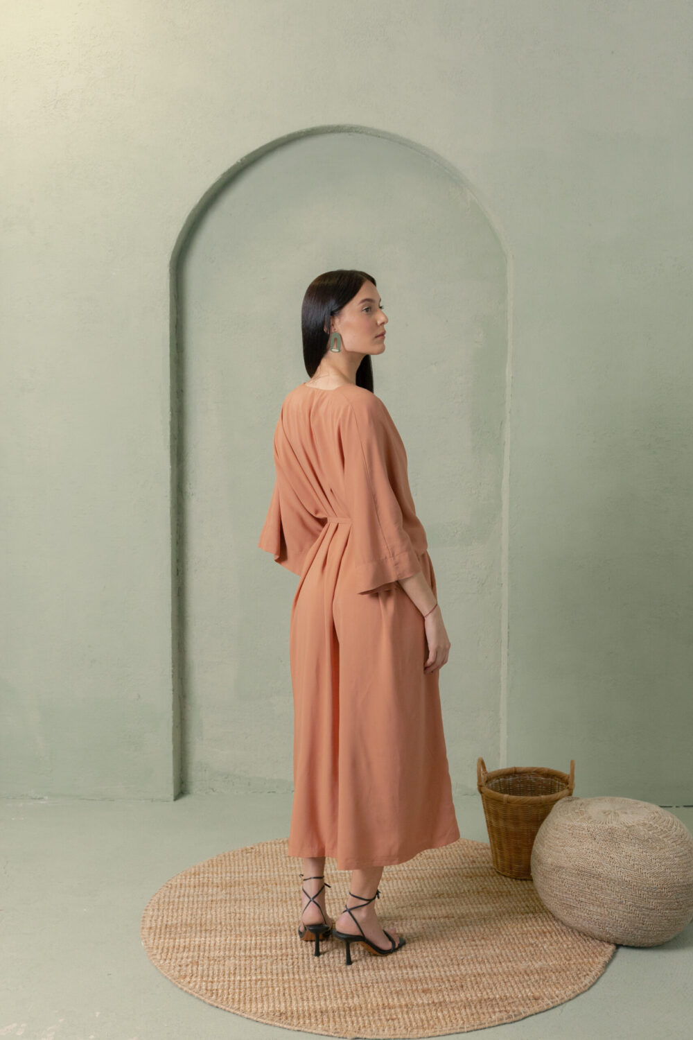 HALJINA KIMONO TERRACOTTA - Slika 4