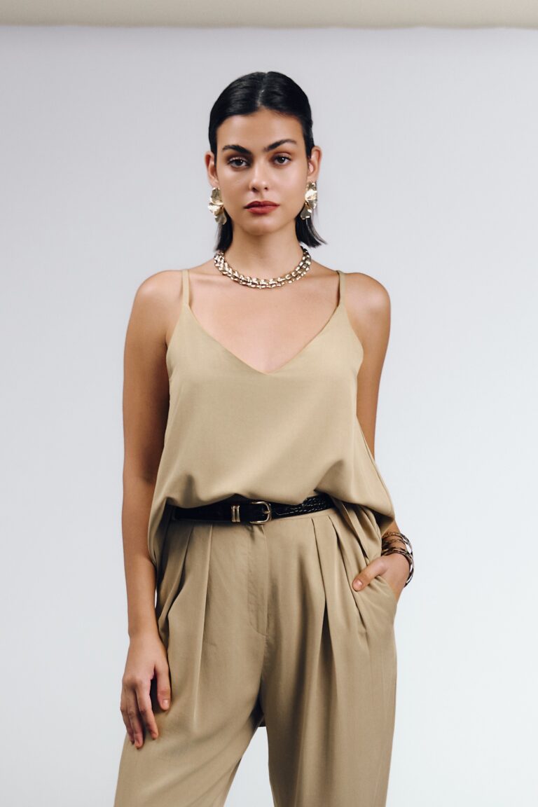 majica laganini lyocell sand