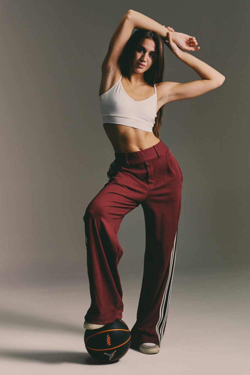 PANTALONE MARIANNE BURGUNDY - Slika 7