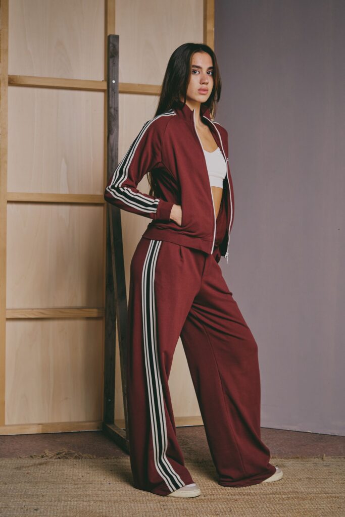 pantalone marianne burgundy