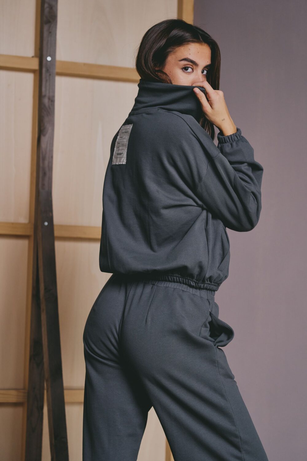 DUKS JAKNA BOMBER DARK GREY - Slika 3