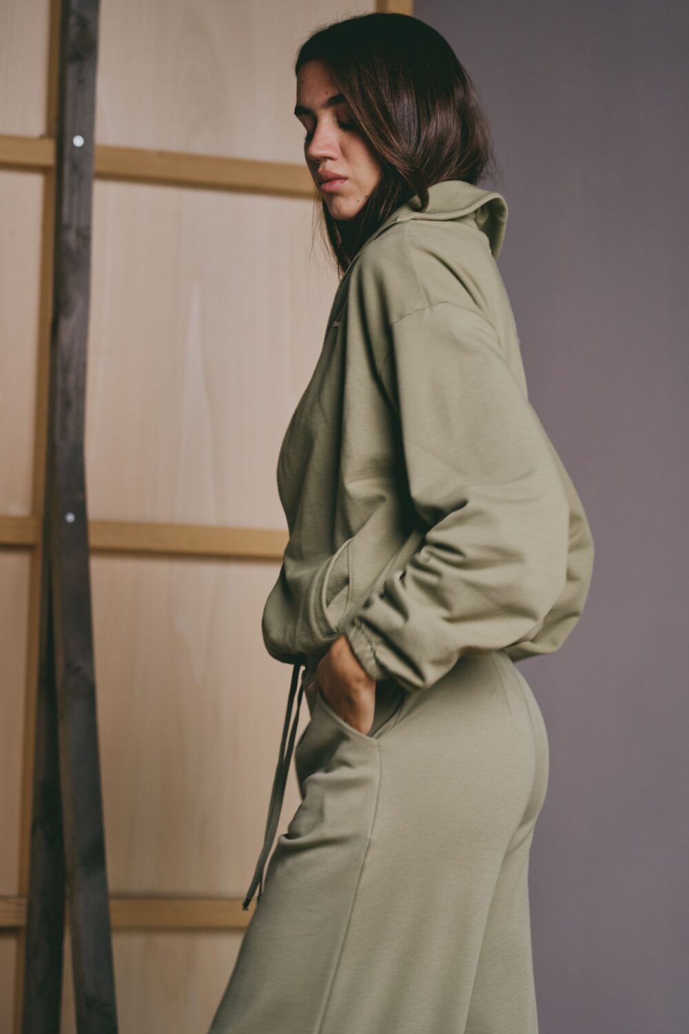 DUKS JAKNA BOMBER OLIVE - Slika 4