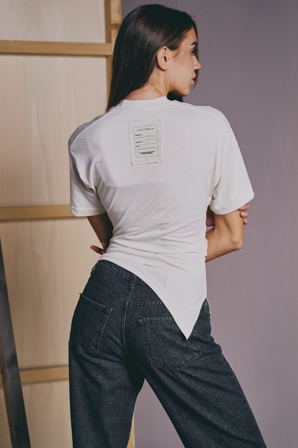 MAJICA TWIST ORGANIC OFF WHITE - Slika 6