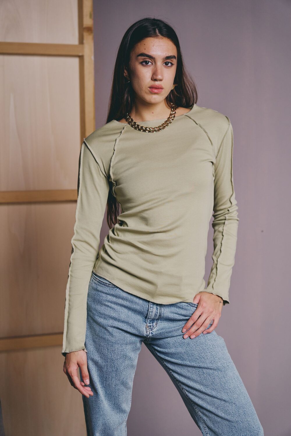 majica petra olive light