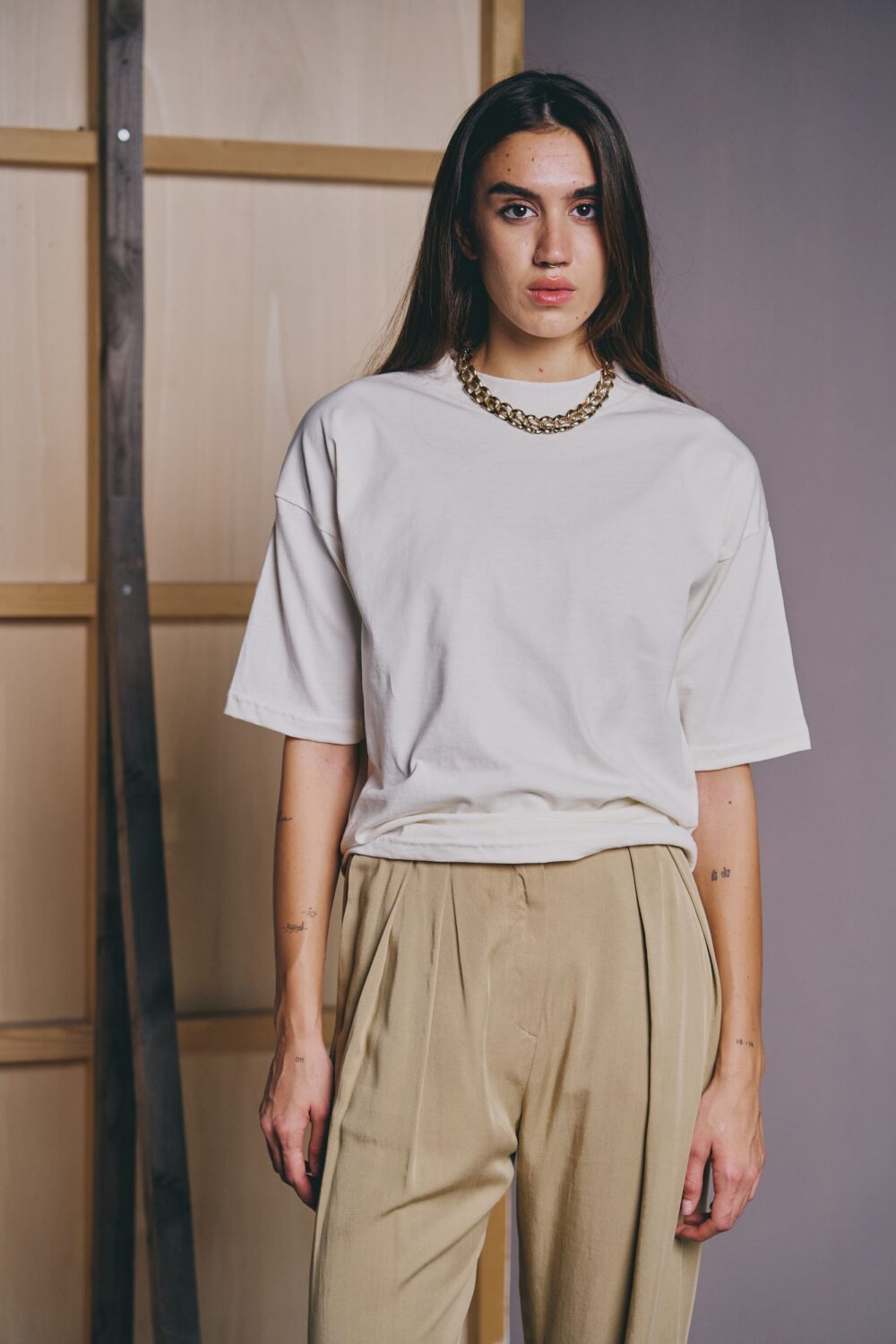 MAJICA CORE TEE ORGANIC OFF WHITE - Slika 5