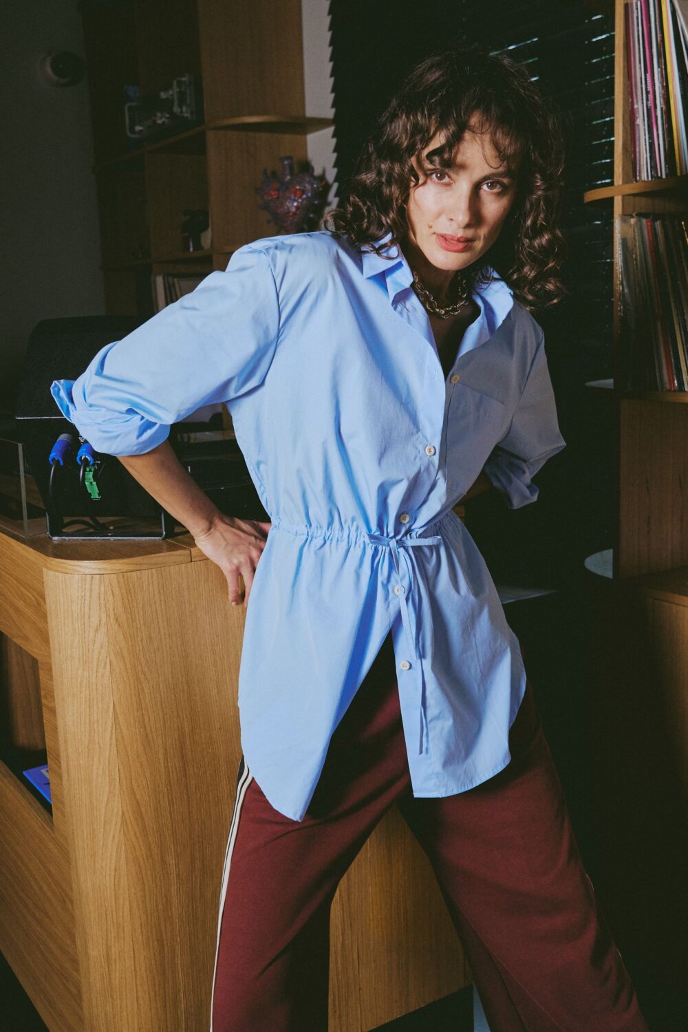 KOŠULJA PEPLUM BLUE - Slika 7